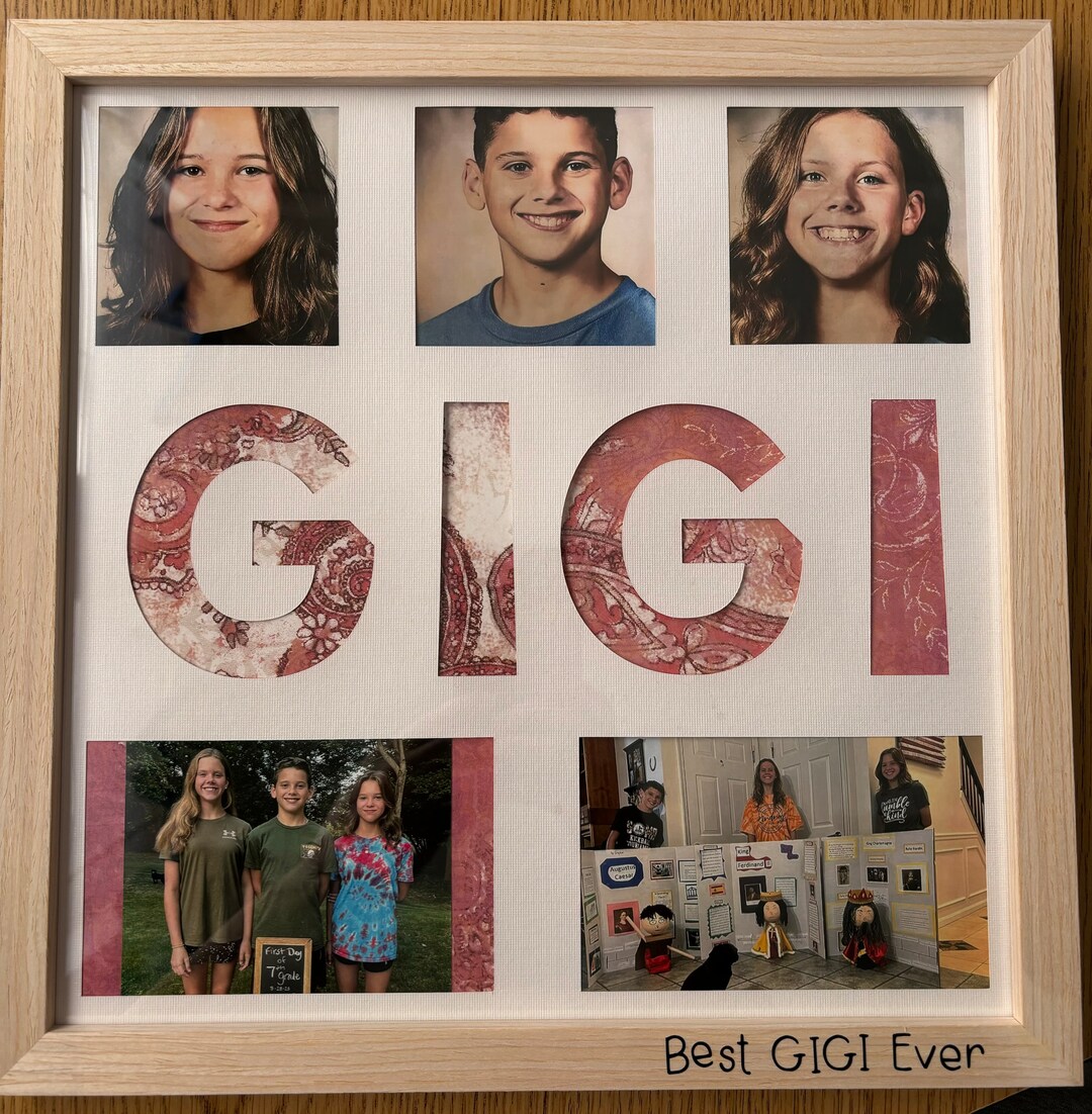 Custom Nana Photo Collage Nana Birthday Gift Mom, Gigi, Grandma Gift