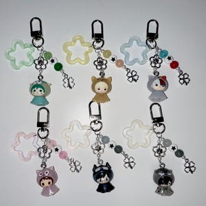 My hero academia inspired keychains
