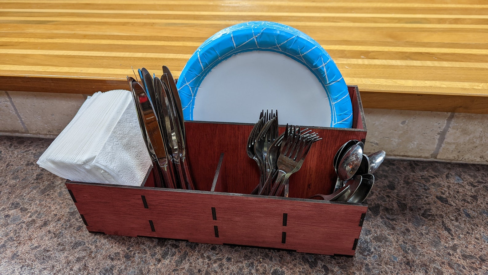 Utensil Holder Laser Cut File SVG 0.25 Inch Etsy