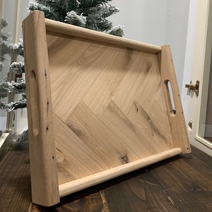 White Oak Pallet Wood Trays | Decorative Wood Trays | Handmade
