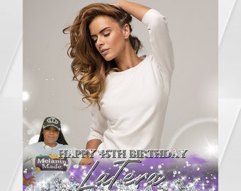 Purple and Diamonds theme 360 Photo Booth Overlays Photobooth Filter Template  Overlay for Touchpix, Dzentech, etc