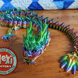 Flexi Factory Imperial Dragon - Articulated 3D Printed Toy