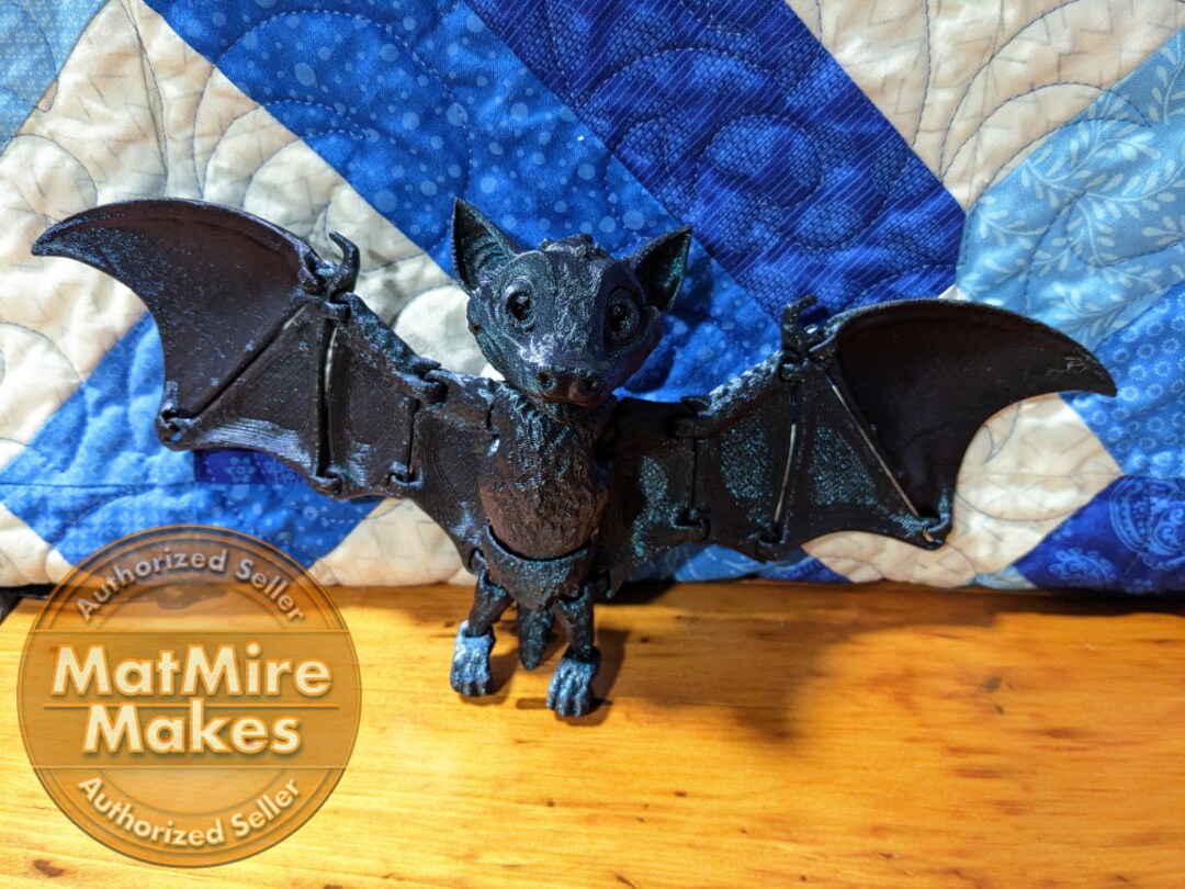 Fruit Bat by Matmire Makes Articulated 3D Printed Toy W/ Etsy