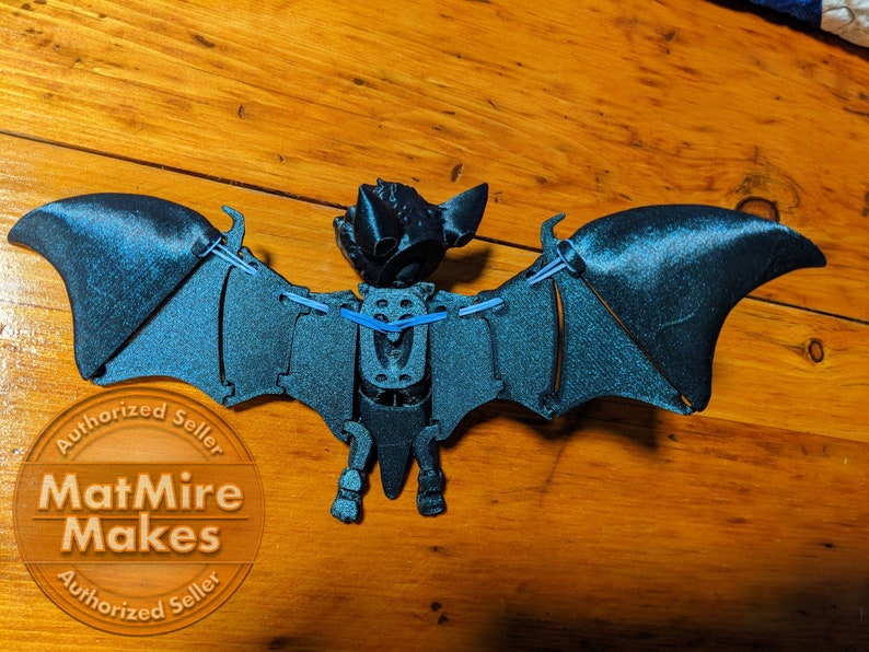 Fruit Bat by Matmire Makes Articulated 3D Printed Toy W/ Etsy