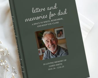 Personalized Grief Journal, Letters and Memories for Loved Ones