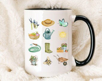 Gardening Mug Gift For Gardener Plant Lover Mug Garden Lover Hoeing Aint Easy Christmas present for gardener Gift For Mom Grandma Gift