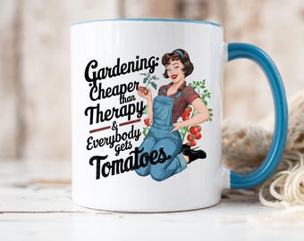 Funny Gardening Mug Gift For Gardener Plant Lover Mug Dirty Hoe Happy Hoe Garden Lover Hoeing Aint Easy Christmas present for gardener Mom