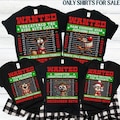 Family Christmas Pajamas, Matching Holiday Pajamas for Family, Christmas PJs, Family Christmas Shirts, Reindeer North Pole Correctional