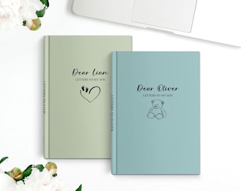 Personalized Letters To My Son Journal – Keepsake Memory Book