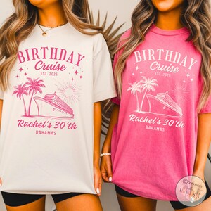 Custom Comfort Colors Cruise Shirt, Birthday Cruise Tee, Girls Trip, Personalized Cruise Shirts, Custom family Cruise Shirt, Couples Cruise