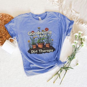 Gardener T Shirt, Plant Lover Shirt, Farmer T Shirt, Dirty Hoe is a Happy Hoe Shirt, Gift For Gardeners, Botanical Shirt, Gardening, Plants