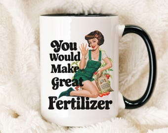 Funny Gardening Mug Gift For Gardener Plant Lover Mug Dirty Hoe Happy Hoe Garden Lover Hoeing Aint Easy Christmas present for gardener Mom
