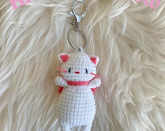 Kitten with bow crochet pattern