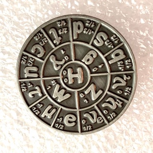 Particle Physics Standard Model Coin (Antique Silver Tone)