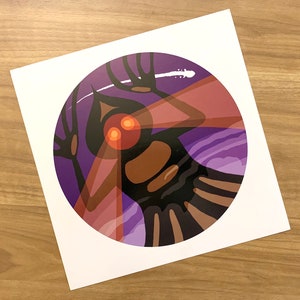 Flatwoods Monster 10&quot;x10&quot; Art Print