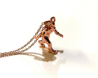Bigfoot Necklace (Rose Gold Finish; Metal)