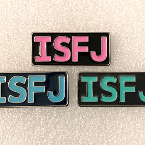 ISFJ Personality Lapel Pin (Choose Color)