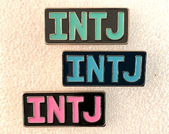 INTJ Personality Lapel Pin (Choose Color)