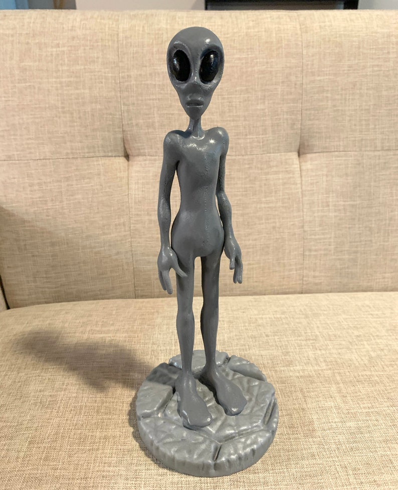 Gray Alien Model (3D Printed in PLA and Painted) - Etsy