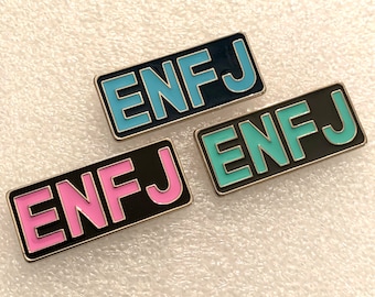 ENFJ Personality Lapel Pin (Choose Color)
