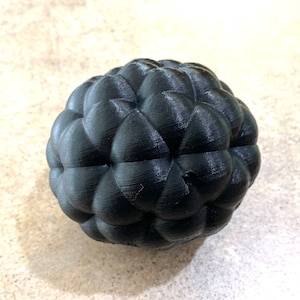 C70 Fullerene Molecular Model (3D printed in PLA and painted)