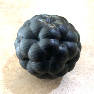 C60 Fullerene Buckyball Molecular Model (3D printed in PLA and painted)