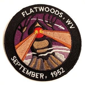 Flatwoods Monster Sighting Iron-On Patch