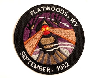 Flatwoods Monster Sighting Iron-On Patch