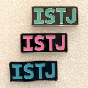 ISTJ Personality Lapel Pin (Choose Color)