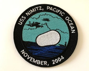 USS Nimitz Tic Tac UAP Incident Iron-On Patch