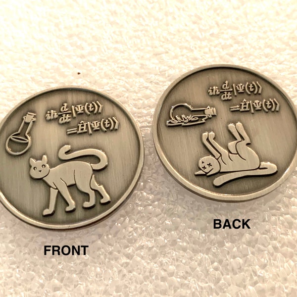 Cat Challenge Coin Etsy