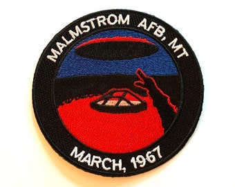 UFO Encounter at Malmstrom Air Force Base Iron-On Patch