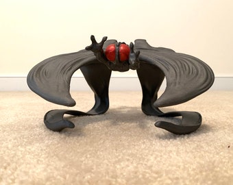 Mothman Cryptid Model (3D printed in PLA and painted)