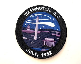 Washington DC UFO Flap of 1952 Iron-On Patch
