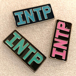 INTP Personality Lapel Pin (Choose Color)
