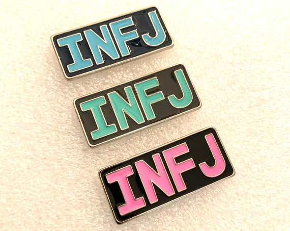 INFJ Personality Lapel Pin (Choose Color)