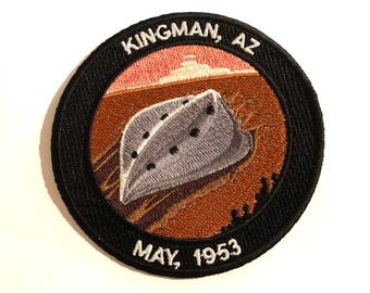 Kingman, Arizona UFO Crash Iron-On Patch
