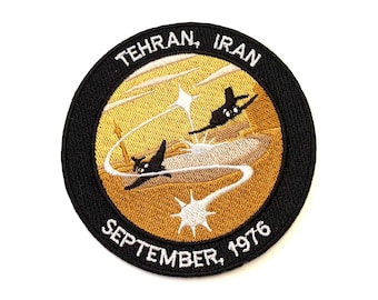 Tehran UFO Incident of 1976 Iron-On Patch