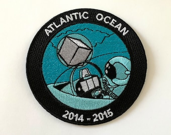 Cube Inside a Sphere East Coast UFO Sighting Iron-On Patch