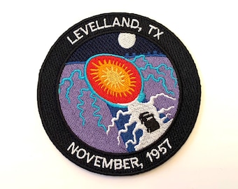 Levelland, Texas UFO Encounter Iron-On Patch