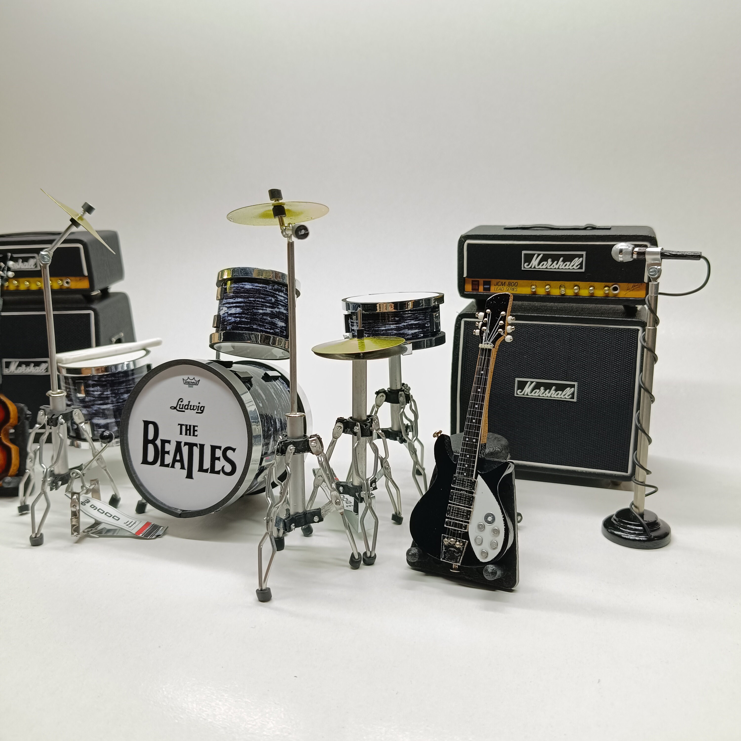 Beatles Mini Instruments The Beatles Miniature Instrument Set: 1/12 Scale Display - Etsy