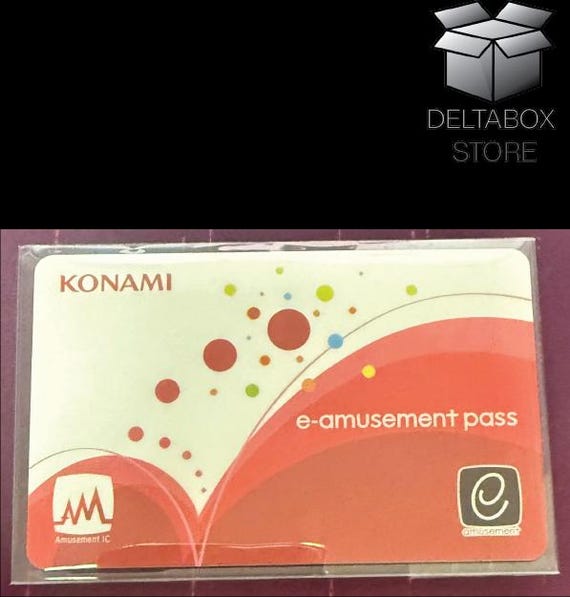 KONAMI E-amusement Pass Amusement IC Card - Etsy