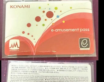 e-amusement pass KAC ◯ Konami e-AMUSEMENT PASS Card Amusement IC e-Amuse DDR IIDX