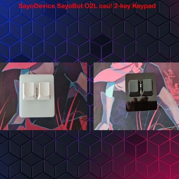 SayoDevice SayoBot O2L osu! 2-key Keypad (READ description or SCROLL through pictures BEFORE purchase!)