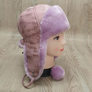 Handmade Faux Fur Pom Pom Beanie - Women&#39;s Winter Hat