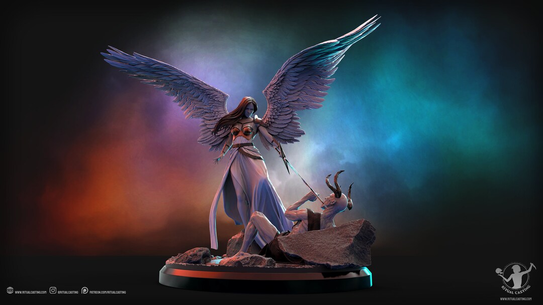 Angelic Mary | Ritual Casting | Serix's Bag of Holding LLC | Painted ...