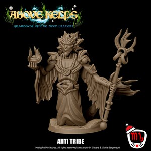 Ahti Tribe Mage by Mojibake | Fantasy Realms Unleashed | Painted |