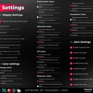 Futuristic Twitch Chat & Goal Widget – Customizable Stream Chat Box for ...