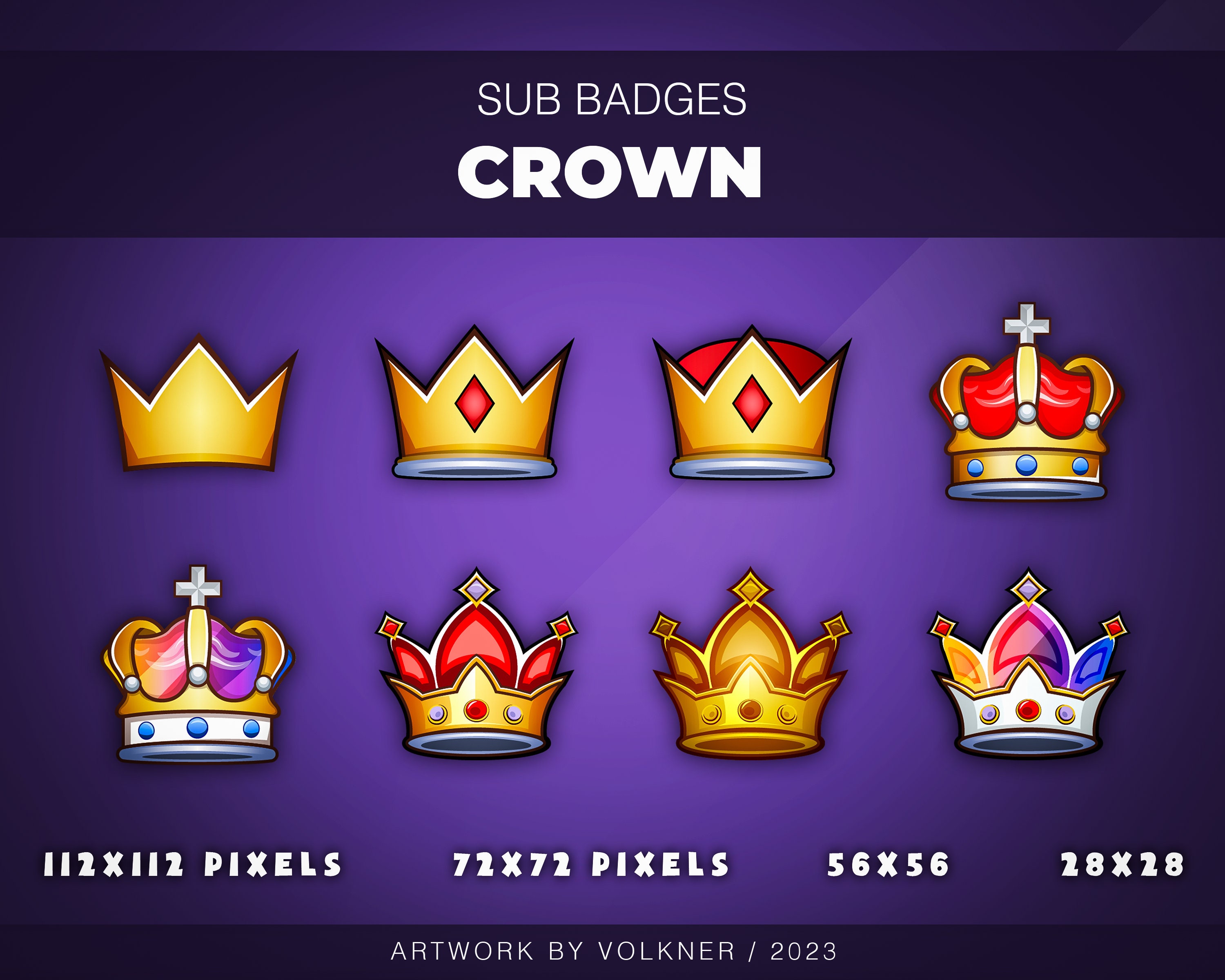 Twitch badges by rawrHeder on DeviantArt