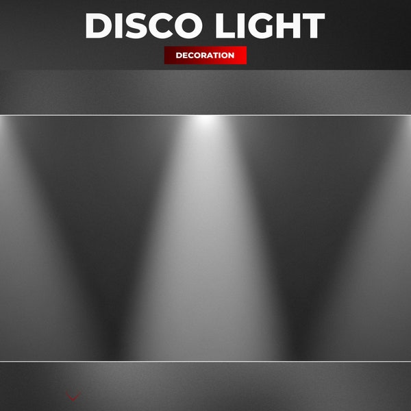 Disco Lichtstroom Decoratie | 3 witte overlays | Loop-animatie | neon | Feest | Vier | Stream-add-on